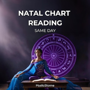 Leitura de Mapa Natal, Insights Astrológicos Detalhados, Leitura de Mapa Natal, Zodíaco, Leitura Psíquica, Espiritualidade