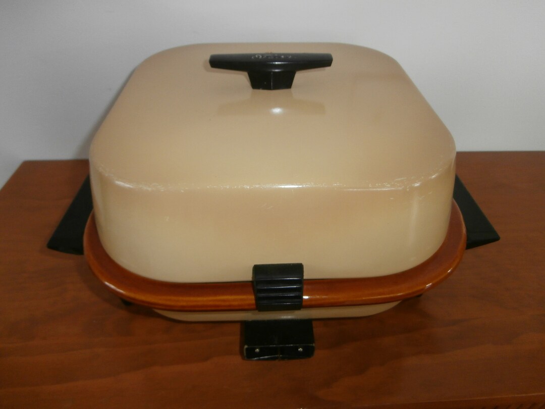 Sunbeam Electric Skillet/frying Pan/roaster With Ceramic Insert Etsy
