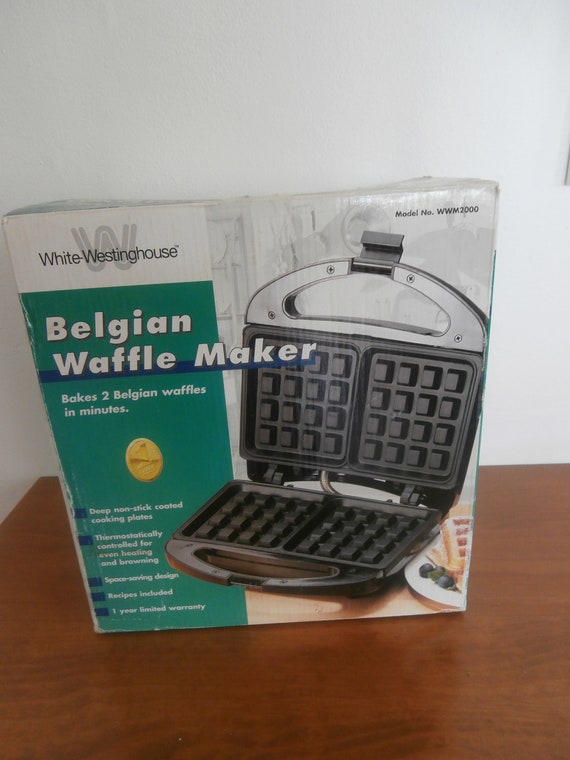 Vintage Belgian Waffle Maker by White Westinghouse Appliance Etsy