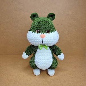 Crochet pattern PDF ENGLISH | Crochet Hamster Amigurumi tutorial Plushie