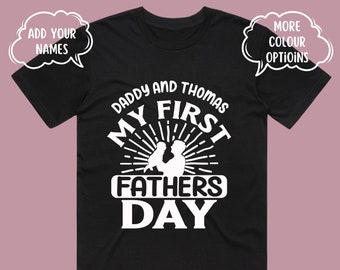 First Father's Day Shirt | New Dad Gift | Father's Day Gift | Daddy T-Shirt | Dad Shirt | Personalised Father's Day Shirt | 1st Father's Day