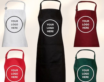 Personalised Apron | Custom Text Apron | BBQ Apron | Chef Apron | Beauty Apron | Unisex Apron | Kitchen Apron | Cafe Apron | Business Apron