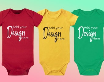 Personalised Baby Onesie | Design Your Own Onesie | Custom Onesie | Announcements | Baby Shower | Baby Gift | Birthday, Christmas Gift