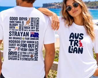 Australian Slang T-Shirt, Aussie Sayings Shirt, Strayan T-Shirt, Australia Souvenir Tee, Funny Aussie Shirt, Australian Gift, Aussie Slang