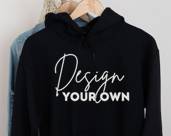 Custom Design Unisex Hoodie | Personalised Text & Image