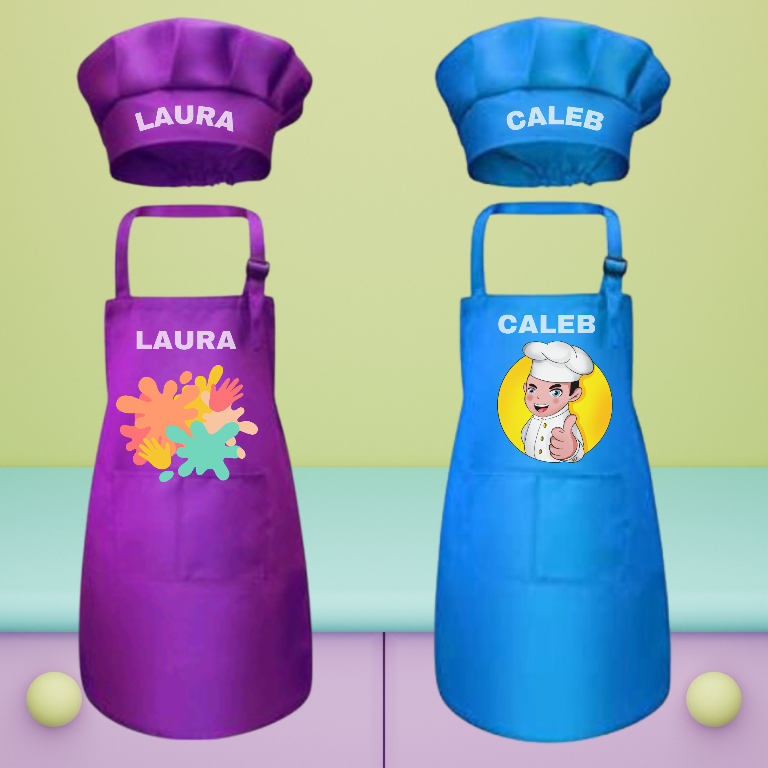 Kids Personalised Apron Kids Apron Painting Apron Etsy Australia