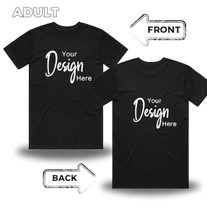 Custom T-Shirt Design Your Own Shirt Personalise T-Shirt or Onesie Matching Family Shirts Announcement Birthday Family Shirts image 3