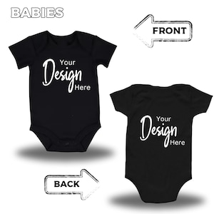 Custom T-Shirt Design Your Own Shirt Personalise T-Shirt or Onesie Matching Family Shirts Announcement Birthday Family Shirts image 5