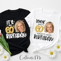 Personalised Birthday Shirt | Custom Age & Name | Birthday Party Outfit | Group Birthday Shirts | 100% cotton | Matching Birthday shirts product logo