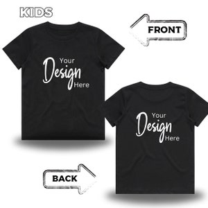 Custom T-Shirt Design Your Own Shirt Personalise T-Shirt or Onesie Matching Family Shirts Announcement Birthday Family Shirts image 4