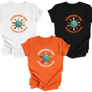 Harmony Day T-shirt Harmony Day March Shirt Unisex Orange Shirt Kids School Harmony T-Shirt Adult Harmony Shirt March 21st 2024 image 2