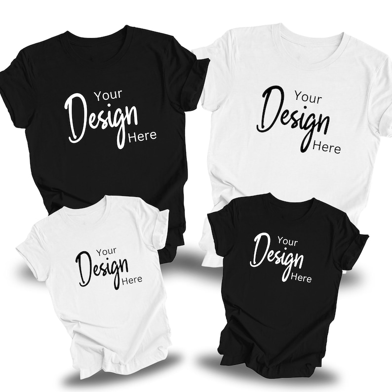 Custom T-Shirt Design Your Own Shirt Personalise T-Shirt or Onesie Matching Family Shirts Announcement Birthday Family Shirts image 1