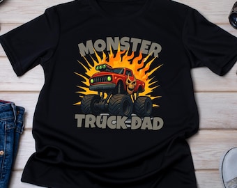 Monster Truck Dad T-Shirt | Daddy Monster Jam Shirt