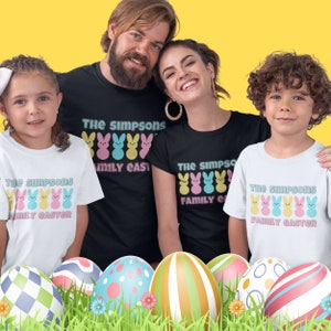 Easter Family Shirt | Matching Easter Shirt | Personalised Easter Tee | Easter Bunny Family Shirt | Family Easter Shirt