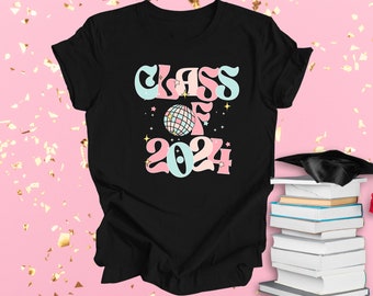 Retro Class of 2024 T-shirt | Graduate 2024 | End of School Shirt | Senior 2024 | Graduation 2024 | Retro 2024 Graduation Shirt