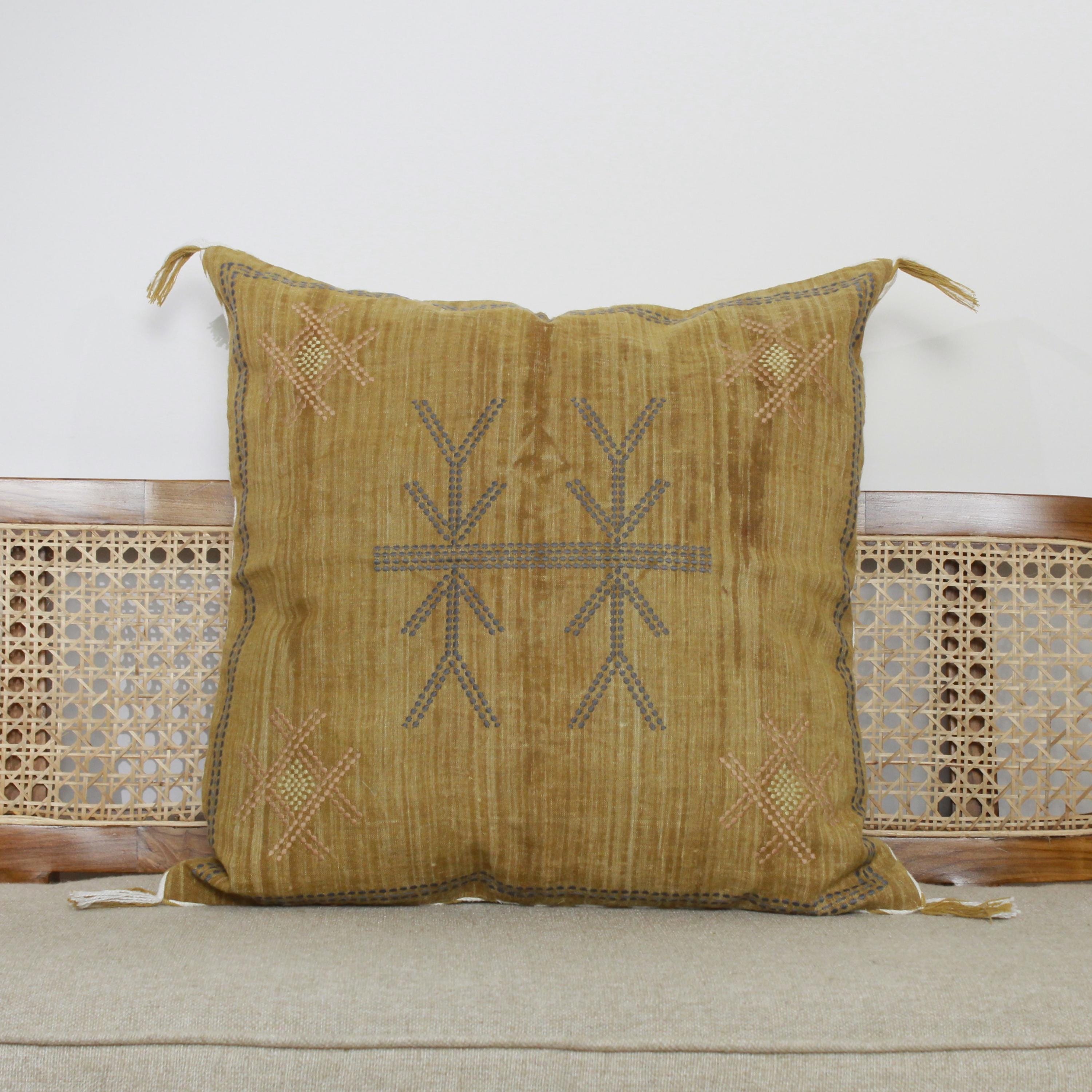 Set di 4 federe per cuscini fatte a mano in cotone bianco da 45 x 45 cm, federe per cuscini da divano, regalo per la nuova casa, cuscino boho, federe per cuscini