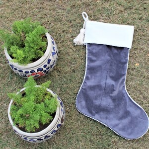 Christmas  Velvet Stocking\Tassels Stockings\  Stockings for Gift\ Holiday Gift Stocking\