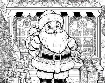 Printable Christmas Coloring Sheets for Kids (11 pages)