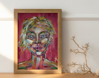 Painting PRINTABLE ART Wall Decor Colourful