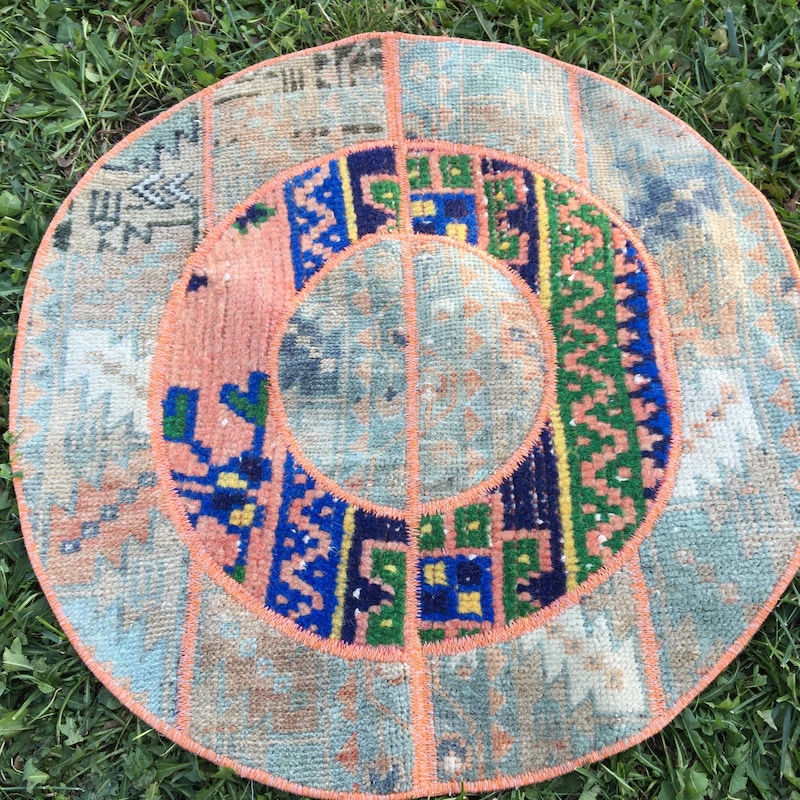 Round Bathroom Rug - Etsy