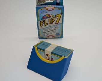 Flip 7 Deck Holder & Card Dealer | 3D Printed Storage Solution | Custom Replacement Box