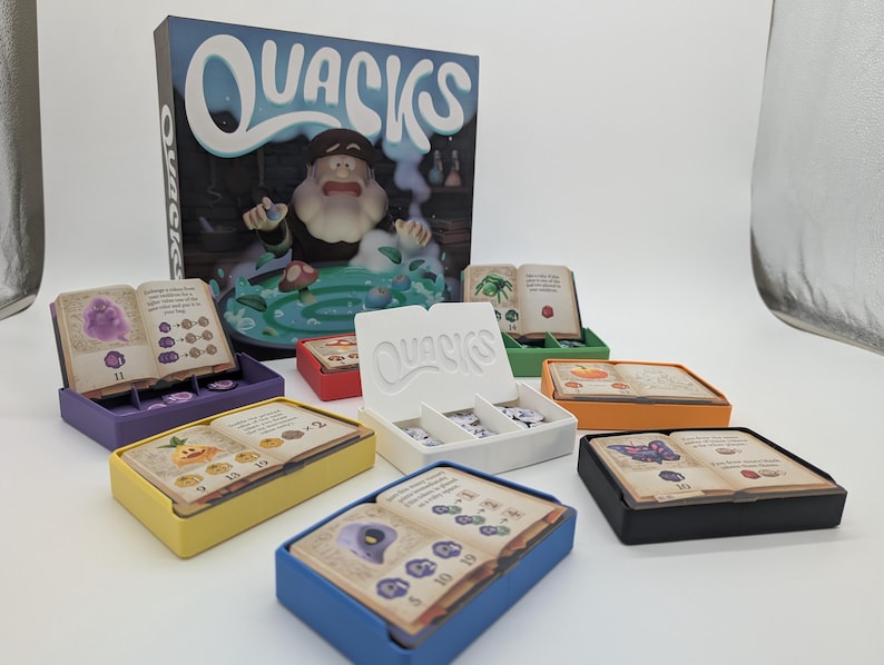 Quacks Token Storage Boxes - 8 Organizers - Token Display image 15