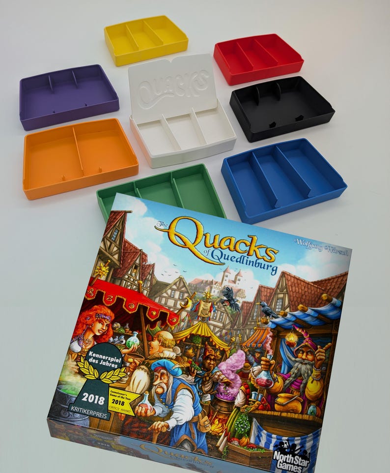 Quacks Token Storage Boxes - 8 Organizers - Token Display image 8