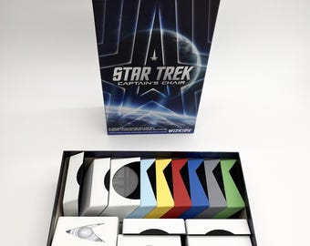 Deck and Token Boxes Compatible With Star Trek Captains Chair