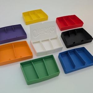 Quacks Token Storage Boxes - 8 Organizers - Token Display Base Game
