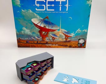 Technology Tile Organizers compatible with SETI - Caddies and Storage Box