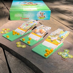 Ark Nova Compatible Card Organizers | Special Enclosure Caddies | Reptile House | Petting Zoo | Aviary
