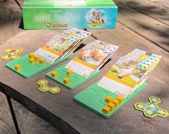 Ark Nova Compatible Card Organizers | Special Enclosure Caddies | Reptile House | Petting Zoo | Aviary