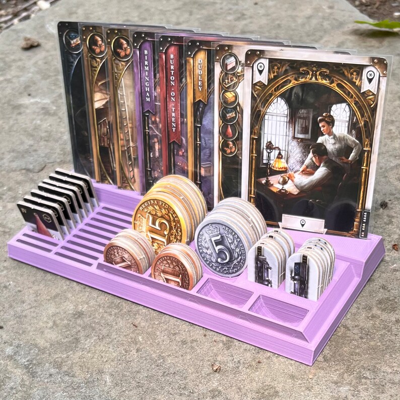 Brass Birmingham Player Caddies Dashboards Card Holders Etsy