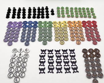 Spirit Island Compatible Token Upgrades - Board Game Accessories
