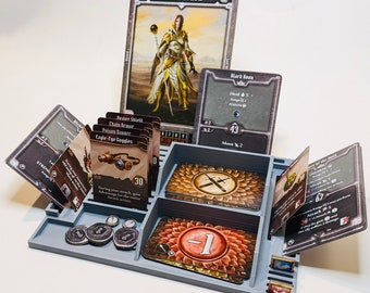 Gloomhaven-Inspired Player Dashboard Organizer - JOTL - Frosthaven - Jaws of the Lion - Storage Accessories