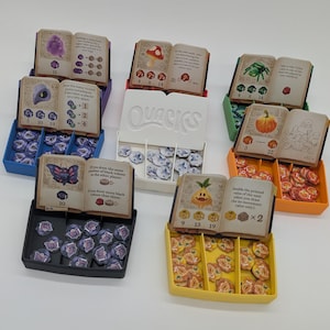 Quacks Token Storage Boxes - 8 Organizers - Token Display image 6