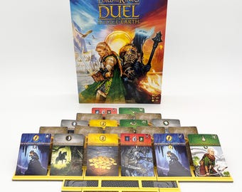 Duel for Middle Earth | Organizing Board | Card Holder | Tray | 3d Printed Board Game Accessory