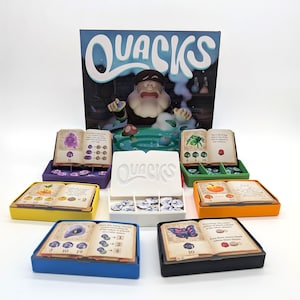 Quacks Token Storage Boxes - 8 Organizers - Token Display image 1