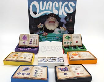 Quacks Token Storage Boxes - 8 Organizers - Token Display