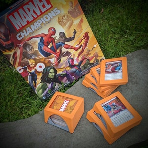 ShoeBox- Organizador de deck de encontro compatível com campeões da Marvel