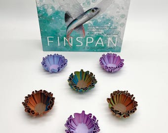 Color Shifting "Coral" Token Bowls for FinSpan - Fish Organizer