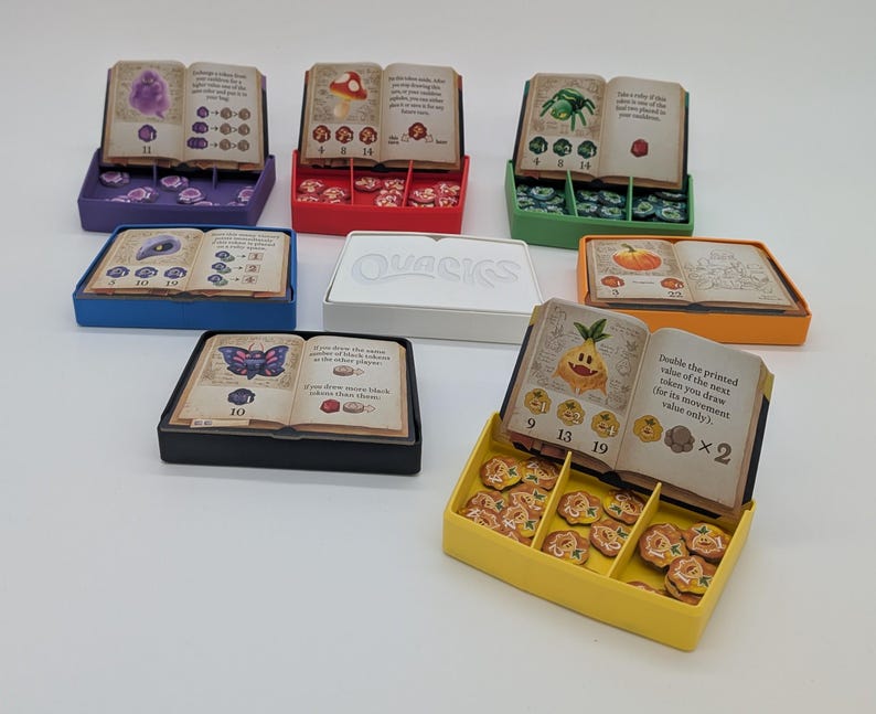 Quacks Token Storage Boxes - 8 Organizers - Token Display image 14