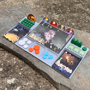 Painel do Player para uso com Dune Imperium | Porta-cartões | Organizadores de tokens | Empate e descarte | Acessórios de jogo impressos em 3D