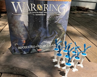 Figuras de Águila Voladora / Compatibles con la expansión Guerra del Anillo y Guerreros de la Tierra Media / Identificadores de ejército / Base impresa en 3D