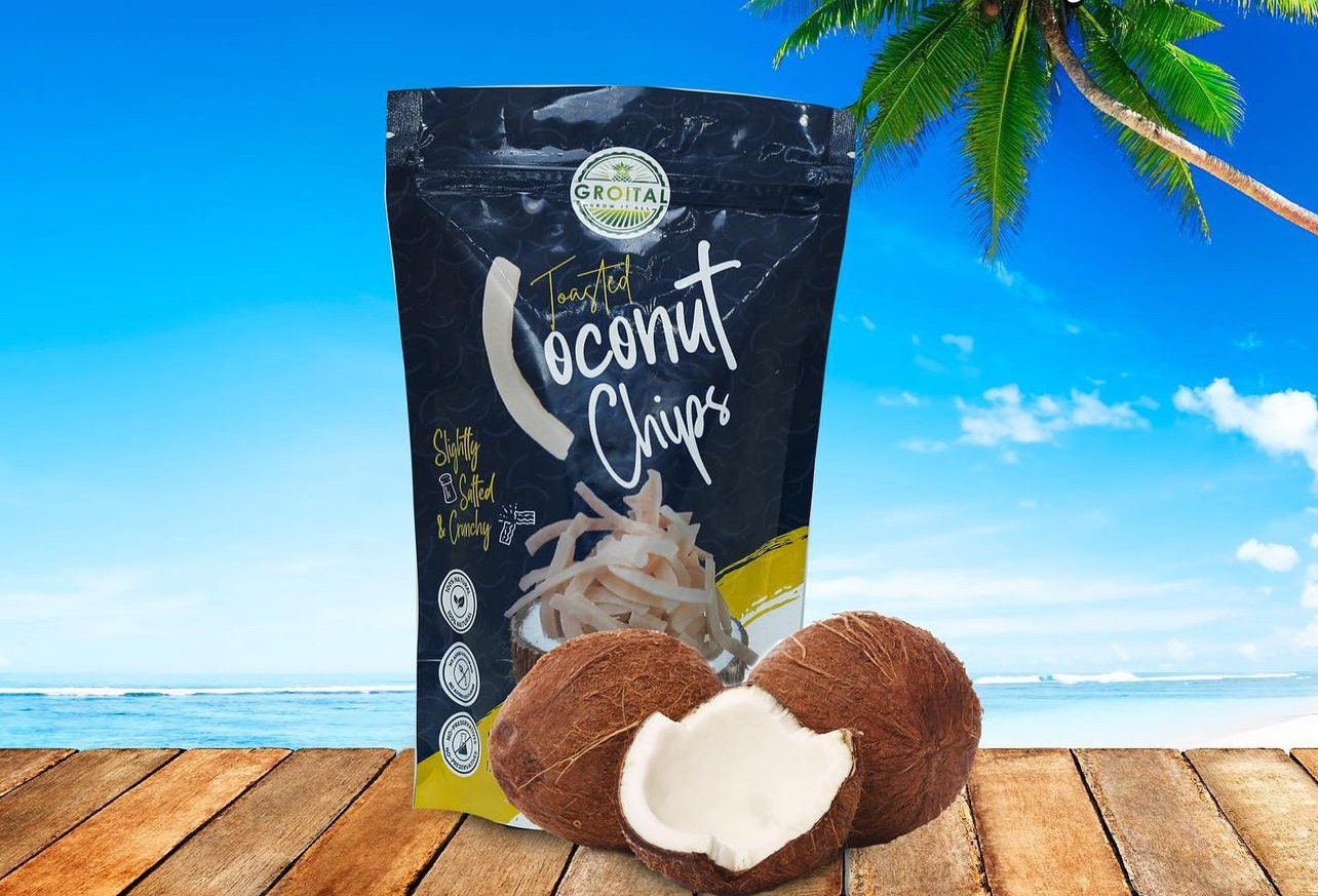 Diya Toasted Coconut Chips (5-15 Packs) 100g each