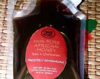 Proudly Ghanaian 100% Pure Raw & Unfiltered Organic Honey