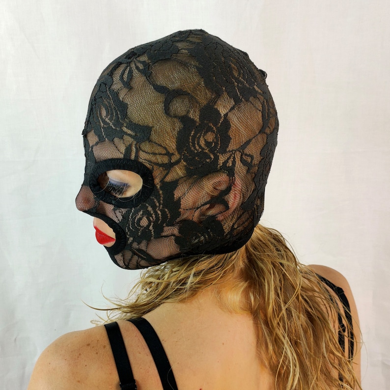 Masque BDSM Harnais De Tête Noir - Style Fétichiste SM, Neuf, Pour Jeux De Rôle