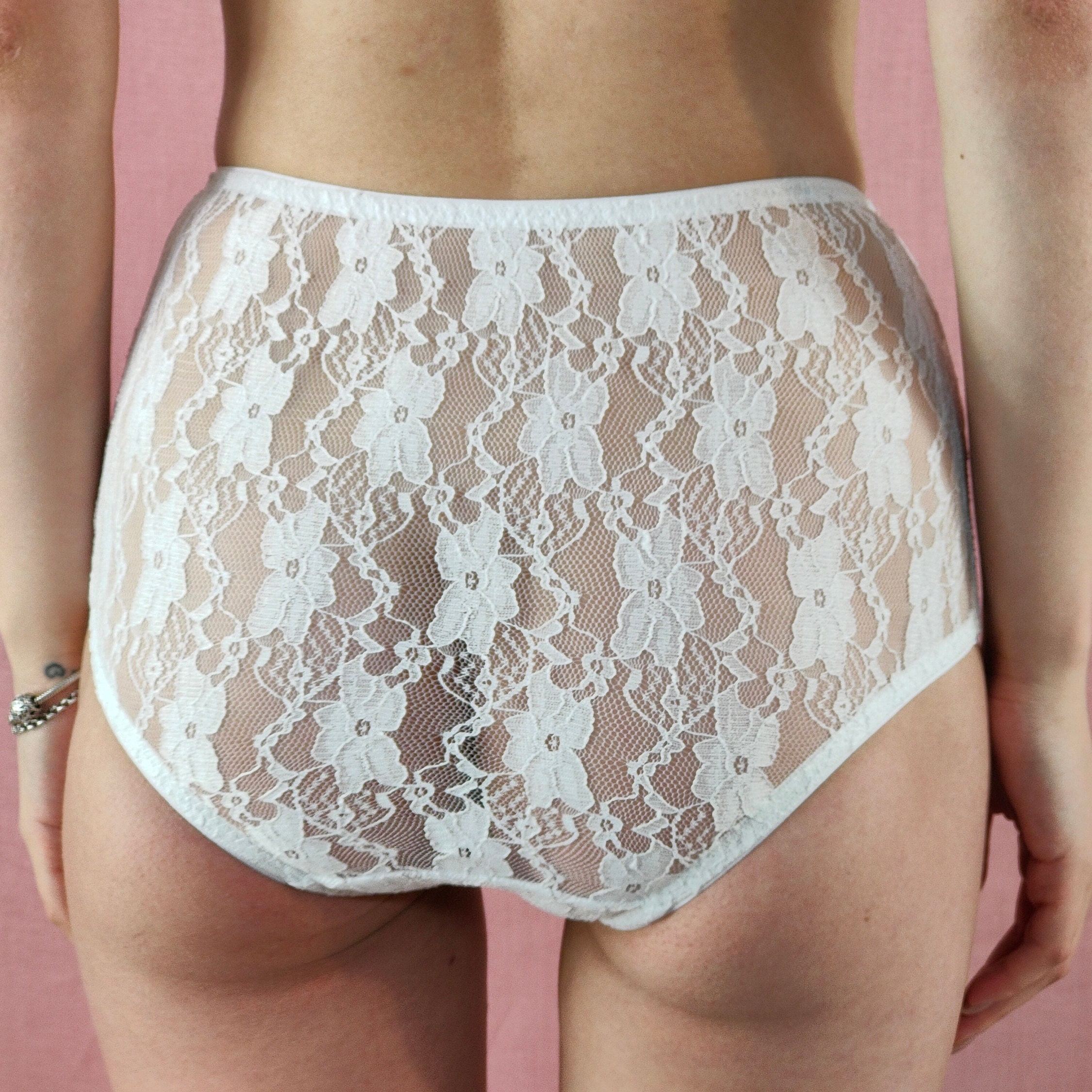 White Lace panties, French knickers, Sexy lingerie,  Transparent lace panties, Nude panties, Bridal panties, Sheer panties