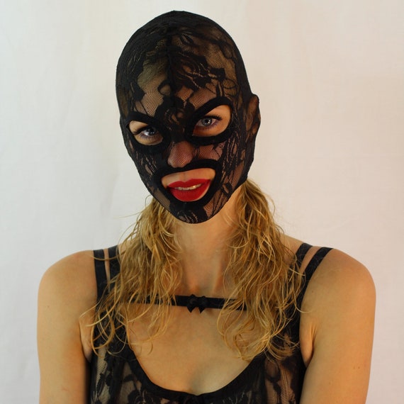 BDSM Mask, Black Mask, Lace Face Mask, Fetish Mask, Sexy Mask, Face Mask,  Erotic Mask, Halloween Mask, Mystery Mask, Submissive Mask - Etsy