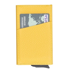 Porte-cartes pop-up en cuir Torres